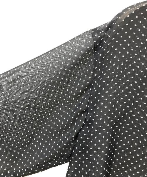 ELENDEEK（エレンディーク）ELENDEEK (エレンディーク) DOT SHEER SH ブラック サイズ:Freeの古着・服飾アイテム
