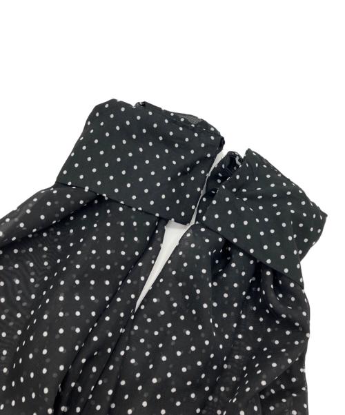 ELENDEEK（エレンディーク）ELENDEEK (エレンディーク) DOT SHEER SH ブラック サイズ:Freeの古着・服飾アイテム