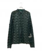 ELENDEEKエレンディーク）の古着「PLEATS LACE SH」｜グリーン