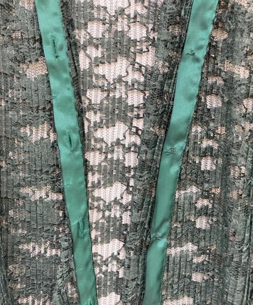ELENDEEK（エレンディーク）ELENDEEK (エレンディーク) PLEATS LACE SH グリーン サイズ:Freeの古着・服飾アイテム