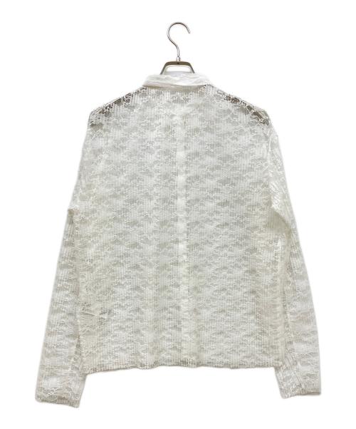 ELENDEEK（エレンディーク）ELENDEEK (エレンディーク) PLEATS LACE SH ホワイト サイズ:Freeの古着・服飾アイテム