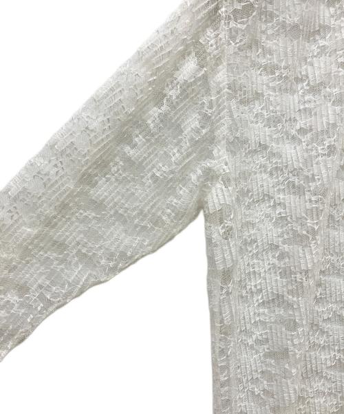 ELENDEEK（エレンディーク）ELENDEEK (エレンディーク) PLEATS LACE SH ホワイト サイズ:Freeの古着・服飾アイテム