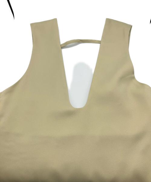 ELENDEEK（エレンディーク）ELENDEEK (エレンディーク) U NECK I-LINE OP　25SS　512510310001-01 イエロー サイズ:2の古着・服飾アイテム