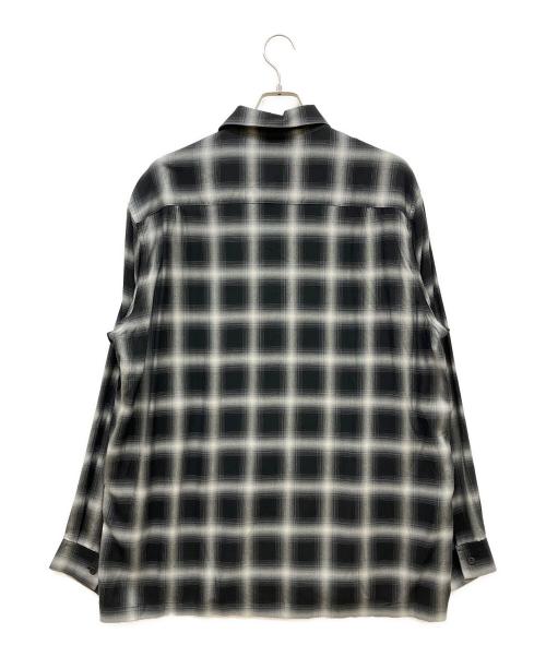 BLACK DESIGNS（ブラックデザイン）BLACK DESIGNS (ブラックデザイン) チェックシャツ ブラック サイズ:L 未使用品の古着・服飾アイテム
