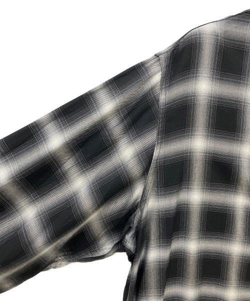 BLACK DESIGNS（ブラックデザイン）BLACK DESIGNS (ブラックデザイン) チェックシャツ ブラック サイズ:L 未使用品の古着・服飾アイテム