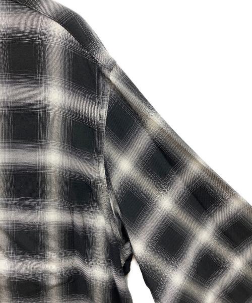 BLACK DESIGNS（ブラックデザイン）BLACK DESIGNS (ブラックデザイン) チェックシャツ ブラック サイズ:L 未使用品の古着・服飾アイテム