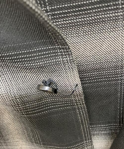 BLACK DESIGNS（ブラックデザイン）BLACK DESIGNS (ブラックデザイン) チェックシャツ ブラック サイズ:L 未使用品の古着・服飾アイテム