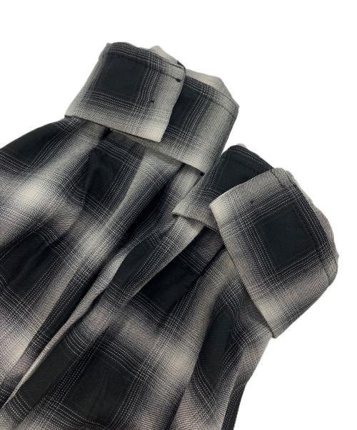 BLACK DESIGNS（ブラックデザイン）BLACK DESIGNS (ブラックデザイン) チェックシャツ ブラック サイズ:L 未使用品の古着・服飾アイテム