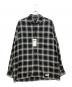 BLACK DESIGNS（ブラックデザイン）の古着「チェックシャツ」｜ブラック