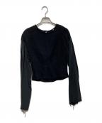 OUR LEGACYアワーレガシー）の古着「BIKER TOP」｜ブラック