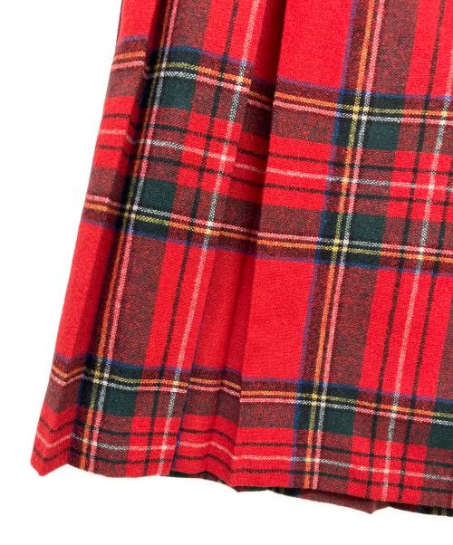 O'NEIL OF DUBLIN（オニールオブダブリン）O'NEIL OF DUBLIN (オニールオブダブリン) チェックキルトスカート レッド サイズ:38の古着・服飾アイテム