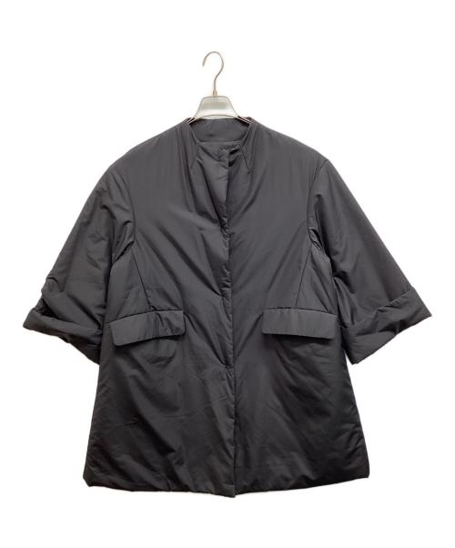 BALLSEY（ボールジィ）BALLSEY (ボールジィ) パデットタフタ Aラインコート ブラック サイズ:36の古着・服飾アイテム