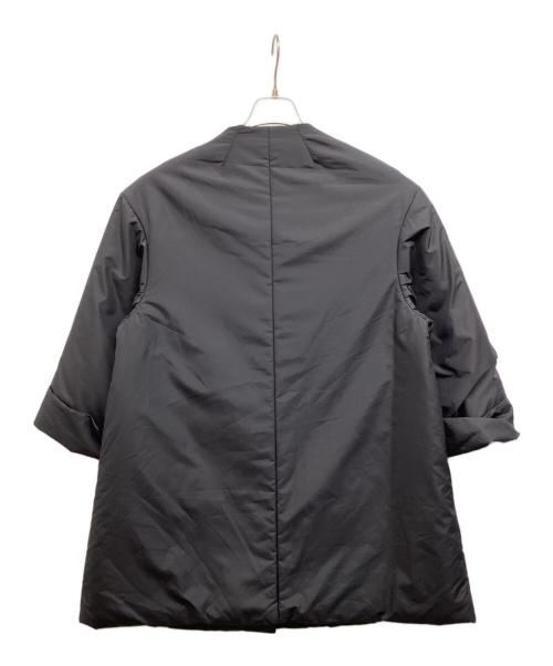 BALLSEY（ボールジィ）BALLSEY (ボールジィ) パデットタフタ Aラインコート ブラック サイズ:36の古着・服飾アイテム