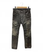 EDGE RUPERTエッジ ルパート）の古着「デニムパンツ」｜ブラック