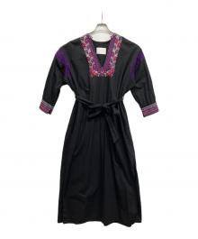 KALANCHOE（カランコエ）の古着「刺繍ワンピース」｜ブラック