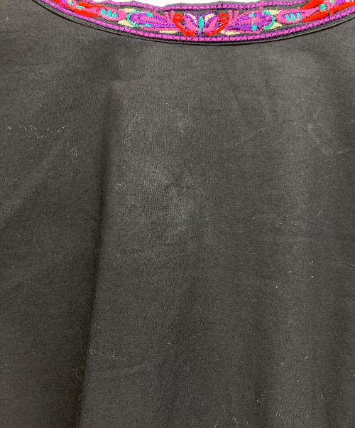 KALANCHOE（カランコエ）KALANCHOE (カランコエ) 刺繍ワンピース ブラック サイズ:Freeの古着・服飾アイテム