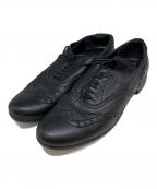 travel shoes by chausserトラベルシューズバイショセ）の古着「ウィングチップシューズ」｜ブラック