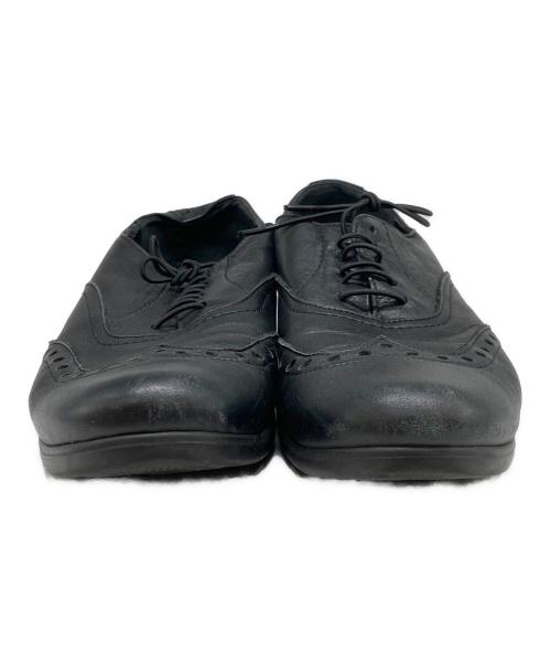 travel shoes by chausser（トラベルシューズバイショセ）travel shoes by chausser (トラベルシューズバイショセ) ウィングチップシューズ ブラック サイズ:39の古着・服飾アイテム