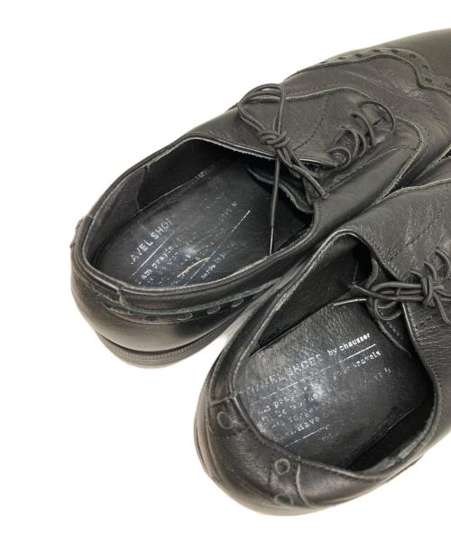 travel shoes by chausser（トラベルシューズバイショセ）travel shoes by chausser (トラベルシューズバイショセ) ウィングチップシューズ ブラック サイズ:39の古着・服飾アイテム