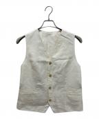 IENAイエナ）の古着「EXラミーウエストコートベスト」｜アイボリー