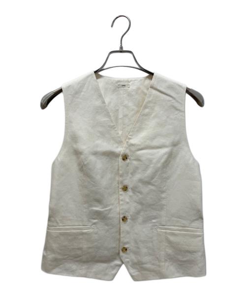 IENA（イエナ）IENA (イエナ) EXラミーウエストコートベスト アイボリー サイズ:表記無しの古着・服飾アイテム