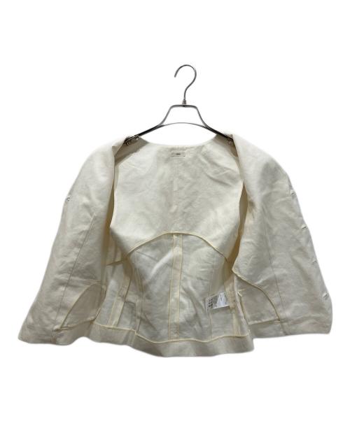 IENA（イエナ）IENA (イエナ) EXラミーウエストコートベスト アイボリー サイズ:表記無しの古着・服飾アイテム