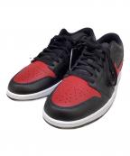 NIKEナイキ）の古着「ローカットスニーカー」｜ブラック×レッド