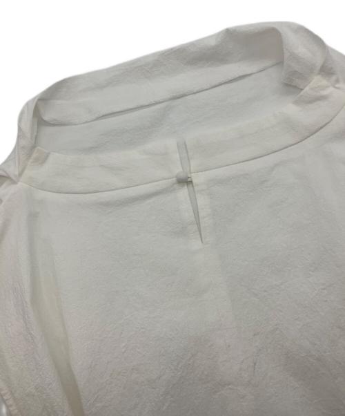 allureville（アルアバイル）allureville (アルアバイル) ドレープシャツプルオーバー ホワイト サイズ:2の古着・服飾アイテム