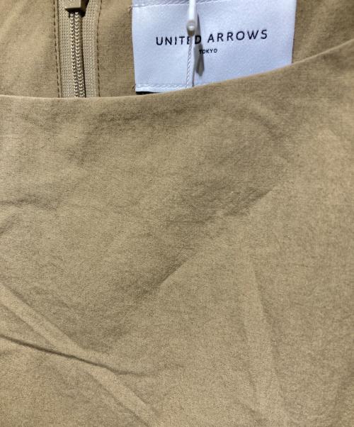 UNITED ARROWS（ユナイテッドアローズ）UNITED ARROWS (ユナイテッドアローズ) ボートネック マキシワンピース オリーブ サイズ:36 未使用品の古着・服飾アイテム