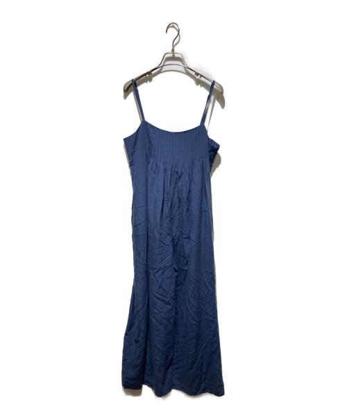 SLOBE IENA（スローブ イエナ）SLOBE IENA (スローブ イエナ) タックキャミサロペット ネイビー サイズ:38の古着・服飾アイテム