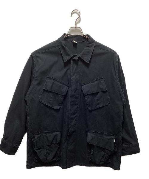 OVY（オヴィー）OVY (オヴィー) Jungle Fatigue Duck Jacket ブラック サイズ:Lの古着・服飾アイテム