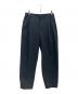 NANGA（ナンガ）の古着「DOT AIR COMFY TUCK TAPERED PANTS」｜ブラック