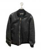 Schottショット）の古着「Schott(ショット)レザージャケット」｜ブラック