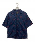Needlesニードルズ）の古着「カバナシャツ」｜ネイビー