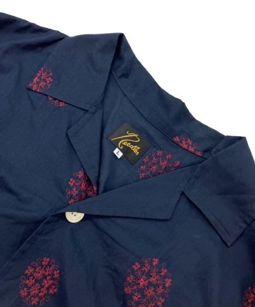 Needles（ニードルズ）Needles (ニードルズ) カバナシャツ ネイビー サイズ:Lの古着・服飾アイテム