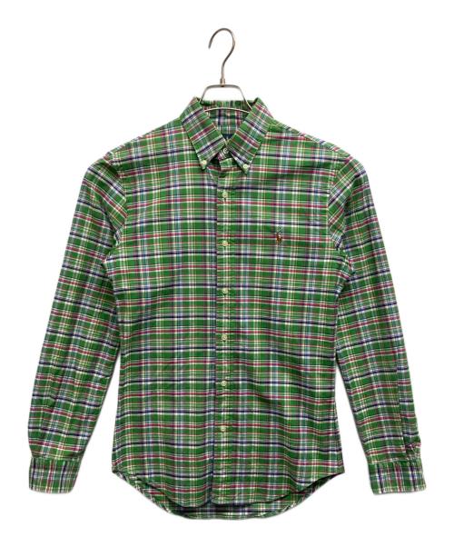 RALPH LAUREN（ラルフローレン）RALPH LAUREN (ラルフローレン) チェックシャツ グリーン サイズ:Sの古着・服飾アイテム