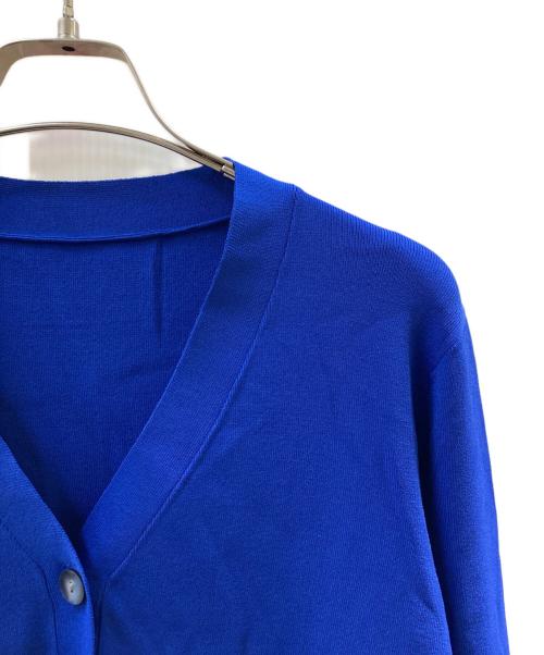 SOEJU（ソージュ）SOEJU (ソージュ) Vネックショートニットカーディガン ブルー サイズ:Fの古着・服飾アイテム