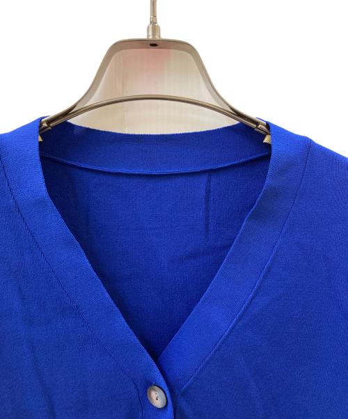 SOEJU（ソージュ）SOEJU (ソージュ) Vネックショートニットカーディガン ブルー サイズ:Fの古着・服飾アイテム