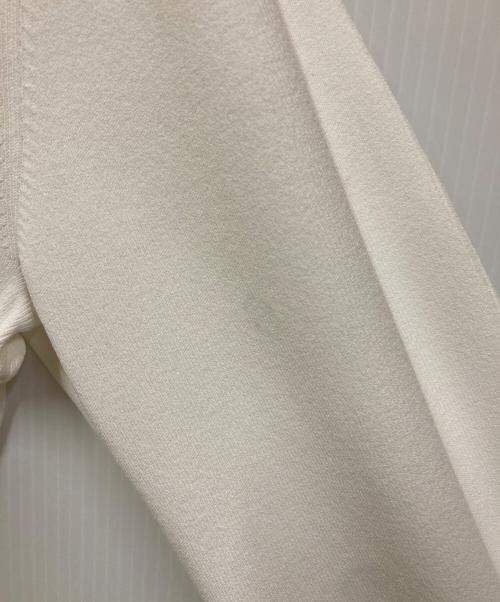 SOEJU（ソージュ）SOEJU (ソージュ) クルーネックニットプルオーバー ホワイト サイズ:Sの古着・服飾アイテム