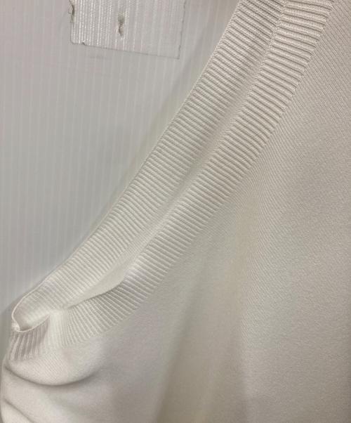 SOEJU（ソージュ）SOEJU (ソージュ) クルーネックニットプルオーバー ホワイト サイズ:Sの古着・服飾アイテム