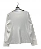 SOEJUソージュ）の古着「クルーネックニットプルオーバー」｜ホワイト