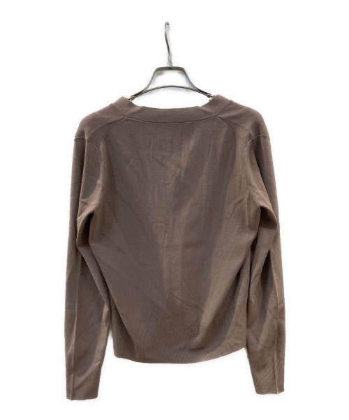 SOEJU（ソージュ）SOEJU (ソージュ) Vネックショートニットカーディガン ブラウン サイズ:FREEの古着・服飾アイテム