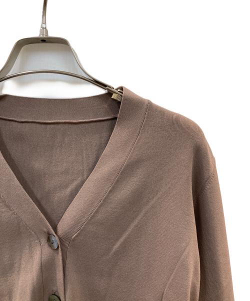 SOEJU（ソージュ）SOEJU (ソージュ) Vネックショートニットカーディガン ブラウン サイズ:FREEの古着・服飾アイテム