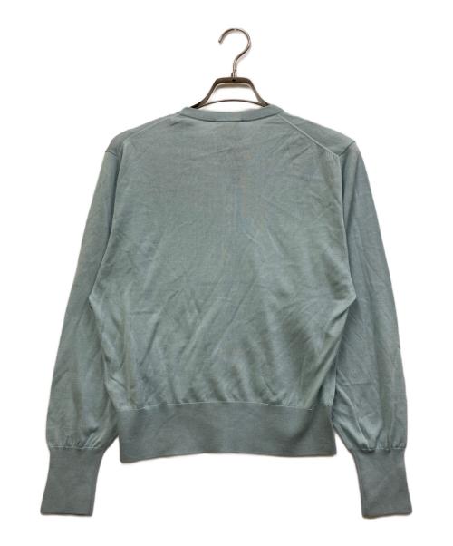 CHAOS（カオス）Chaos (カオス) シルクココニットカーディガン ブルー サイズ:SIZE Freeの古着・服飾アイテム