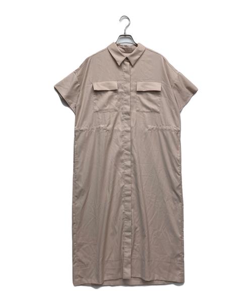 SOEJU（ソージュ）SOEJU (ソージュ) ロングシャツワンピース ベージュ サイズ:Ｆの古着・服飾アイテム