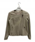 HELMUT LANGヘルムートラング）の古着「ラムレザージャケット」｜ベージュ