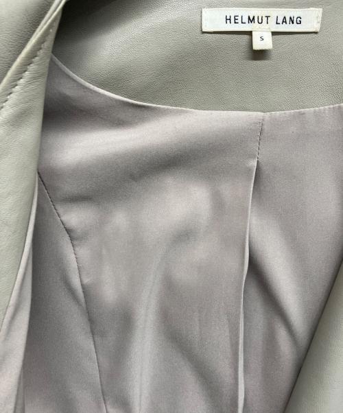 HELMUT LANG（ヘルムートラング）HELMUT LANG (ヘルムートラング) ラムレザージャケット ベージュ サイズ:Sの古着・服飾アイテム