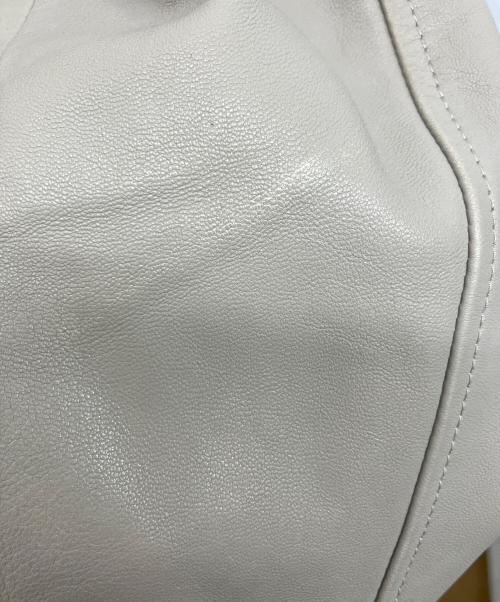 HELMUT LANG（ヘルムートラング）HELMUT LANG (ヘルムートラング) ラムレザージャケット ベージュ サイズ:Sの古着・服飾アイテム