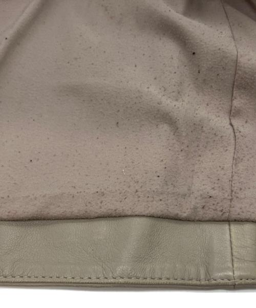 HELMUT LANG（ヘルムートラング）HELMUT LANG (ヘルムートラング) ラムレザージャケット ベージュ サイズ:Sの古着・服飾アイテム