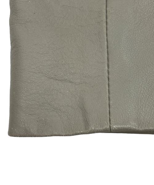 HELMUT LANG（ヘルムートラング）HELMUT LANG (ヘルムートラング) ラムレザージャケット ベージュ サイズ:Sの古着・服飾アイテム